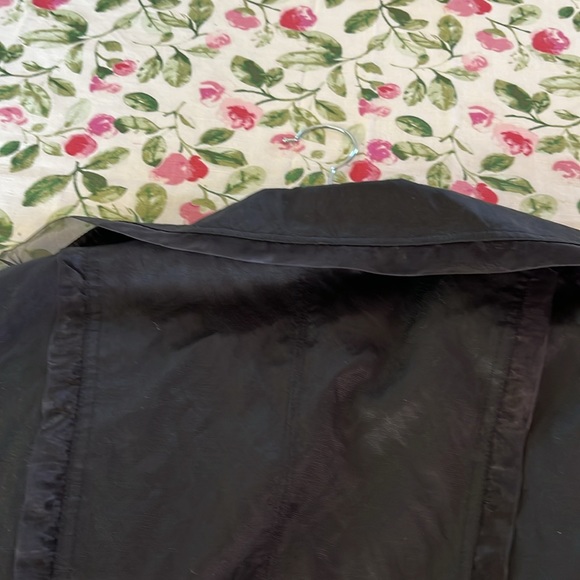 Vintage Chagall blazer. Black. Snap up belt. Size 12 - Picture 8 of 10